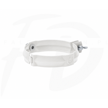 KROP STAL – Obejma rury Ø 100 – biały RAL 9010
